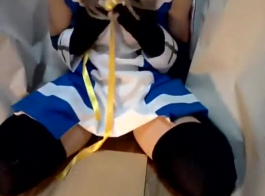 Shemale Cosplay Babe Fucked After Sucking Dick