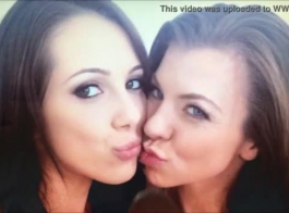 Jenna Sativa Et Anjelica Font Souvent Secrètement L'amour, Dans La Chambre à Coucher